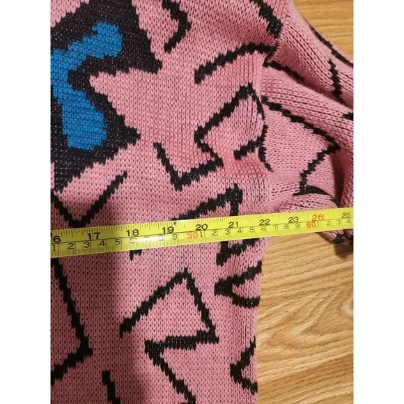 Snap Internationale Vintage Sweaters 90's Pink Size Large Pre-Owned - Picture 5 of 7